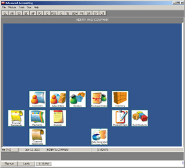 Advanced Accounting 7i r2 Main Menu