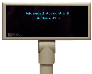 Advanced Accounting pole display